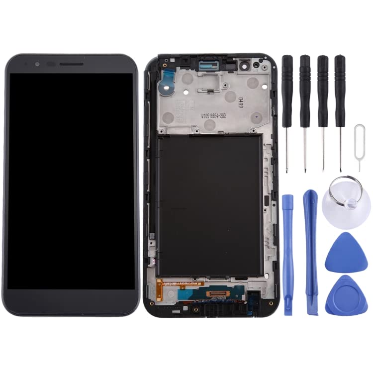 Daguys TFT LCD Screen for LG Stylo 3 Plus / TP450 / MP450 Digitizer Full Assembly with Frame (Black)