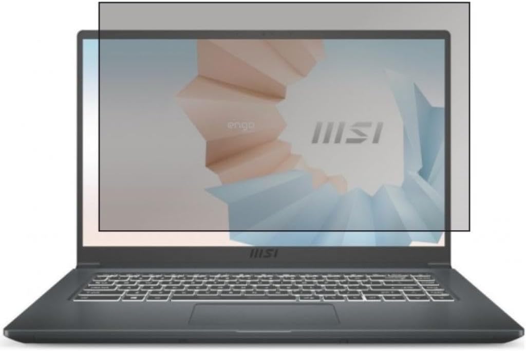 Engo MSI Modern 14 B5M 14 inç ile Uyumlu Hayalet Ekran Koruyucu Şeffaf 16:9
