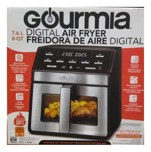Gourmia GAF858 7.5L Air Fryer with Window & Light — view 8