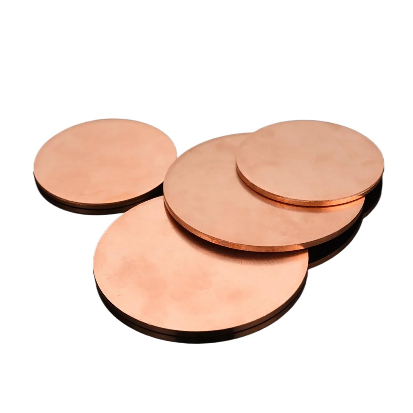 3 szt./partia tarczy ze stali nierdzewnej T2, średnica tarczy miedzianej 35, 36, 37, 38~49 mm, czysta okrągła płyta, grubość blachy okrągłej 1 mm 2 mm (grubość 2 mm, średnica 43 mm)