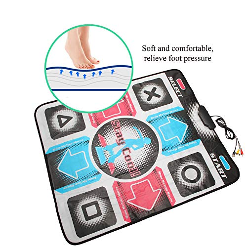 Ostent 051600 Usb Rca Non-Slip Dancing Step Dance Mat Pad For Pc Computer Tv Av Video Game thumb #1