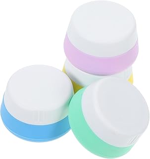 Beaupretty 4Pcs Recipientes De Viagem Para Produtos De Pessoal Recipientes De Maquiagem Cosmética De Tamanho De Viagem 20Ml Frascos De Amostra Tampas Recipiente De Amostra De