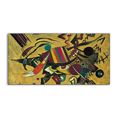 Tableau sur verre Wassily Kandinsky 140x70 cm | Décoration murale en verre trempé haut de gamme
