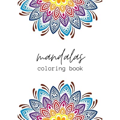 Mandala adult colouring book