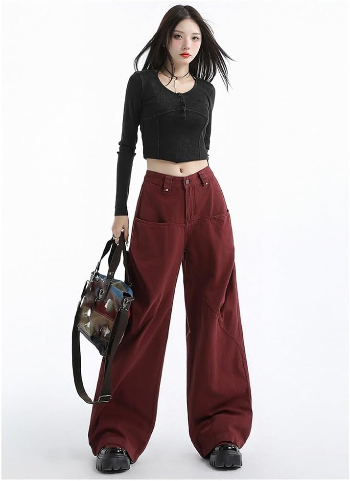 Women's Autumn High-Waisted Casual Straight-Leg Long Pants