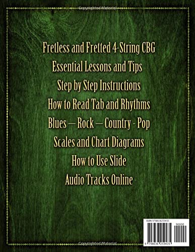 101 Riffs and Solos for Four-String Cigar Box Guitar: Essential Lessons for 4 String Slide Cigar Box Guitar