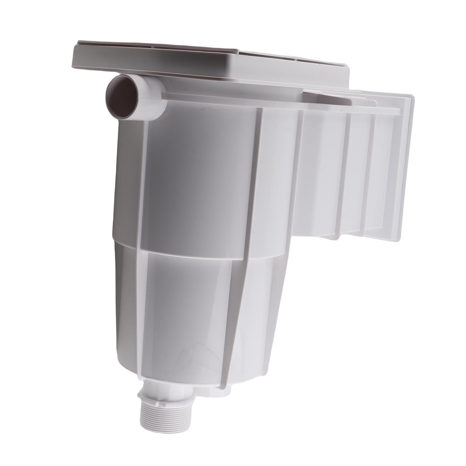 Skimmer de Piscina, Cesta de Skimmer de Plástico con Conexión a Drenaje Sellado Hermético, Accesorios Mantenimiento SPA Piscina Comercial 41.6x37x24.9cm Calibre 14cm