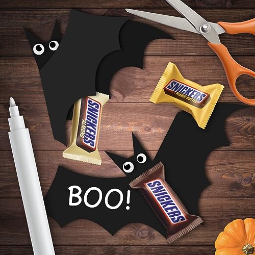 SNICKERS Original, Peanut Butter & Almond Fun Size Halloween Chocolate Bars Variety Pack, 10.36 oz