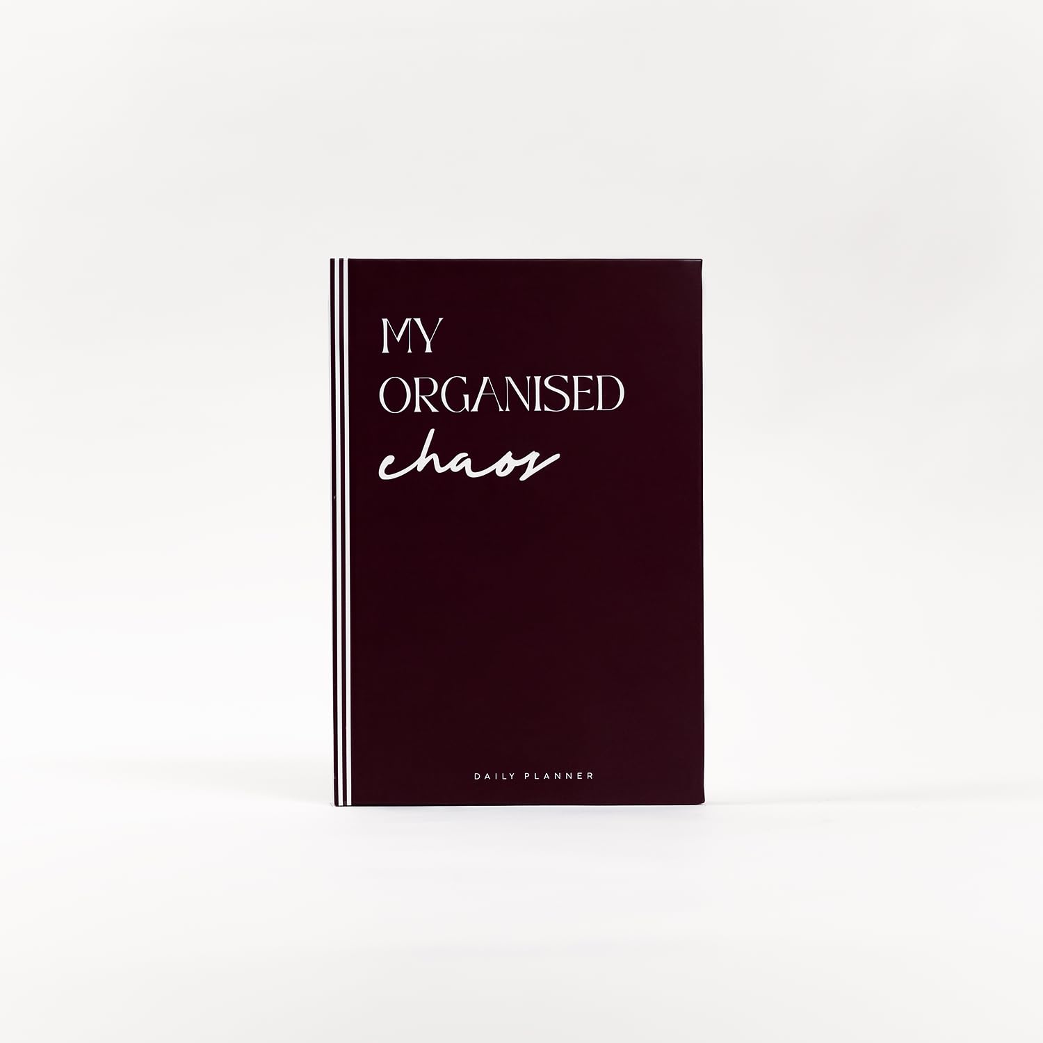 CHAARPAI Undated Daily Planner & Organizer | A5 Hardcover Notebook | 260 Pages, Productivity & Notes | 3 Months Daily & Weekly Planning, Extra 10 Blank Pages for Notes-Black Organised Chaos-image-47