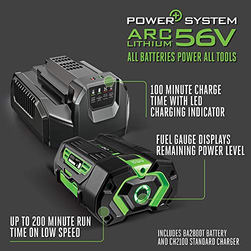 Ego Power+ Lb6504 650 Cfm Variable-Speed 56-Volt Lithium-Ion Cordless Leaf Blower 5.0Ah Battery And Charger Included #TOP7