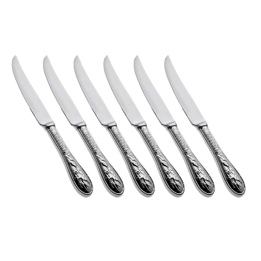 Ricci Argentieri Japanese Bird 6 Piece Steak Knifes Set