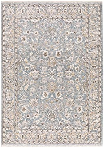 Oriental Weavers Maharaja Area Rug - 070E1-3'3" x 5' - in Blue/Ivory - Vintage Inspired, Stain Resistant, Family and Pet Friendly, Entrway, Bedroom Rug