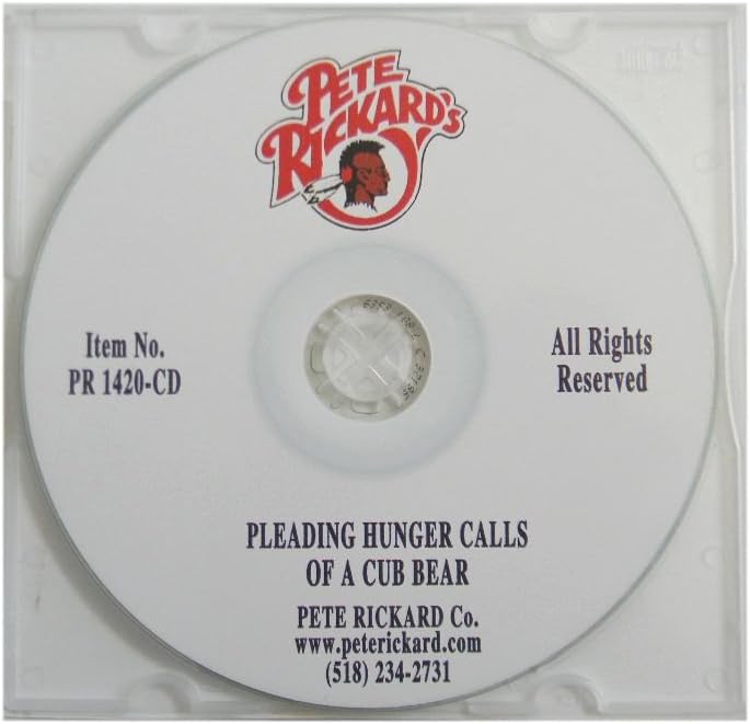 Pete Rickard's 1420CD Pleading Hunger Calls of a Cub Bear CD