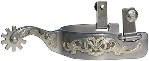Professionals Choice Women's Bob Avila Floral Shank Spur Silver