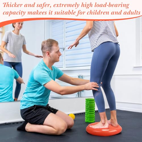 Image of Libima 4 Pcs Wiggle Seat for Kids Inflated Wobble Cushion