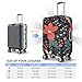 QSMBNET Travel Luggage Cover Simple Little Flower Spandex Suitcase Protector Washable Baggage Covers Fashion Elastic Scratch-Resistant Luggage Cover Protector Fits 18-32 Inch Luggage
