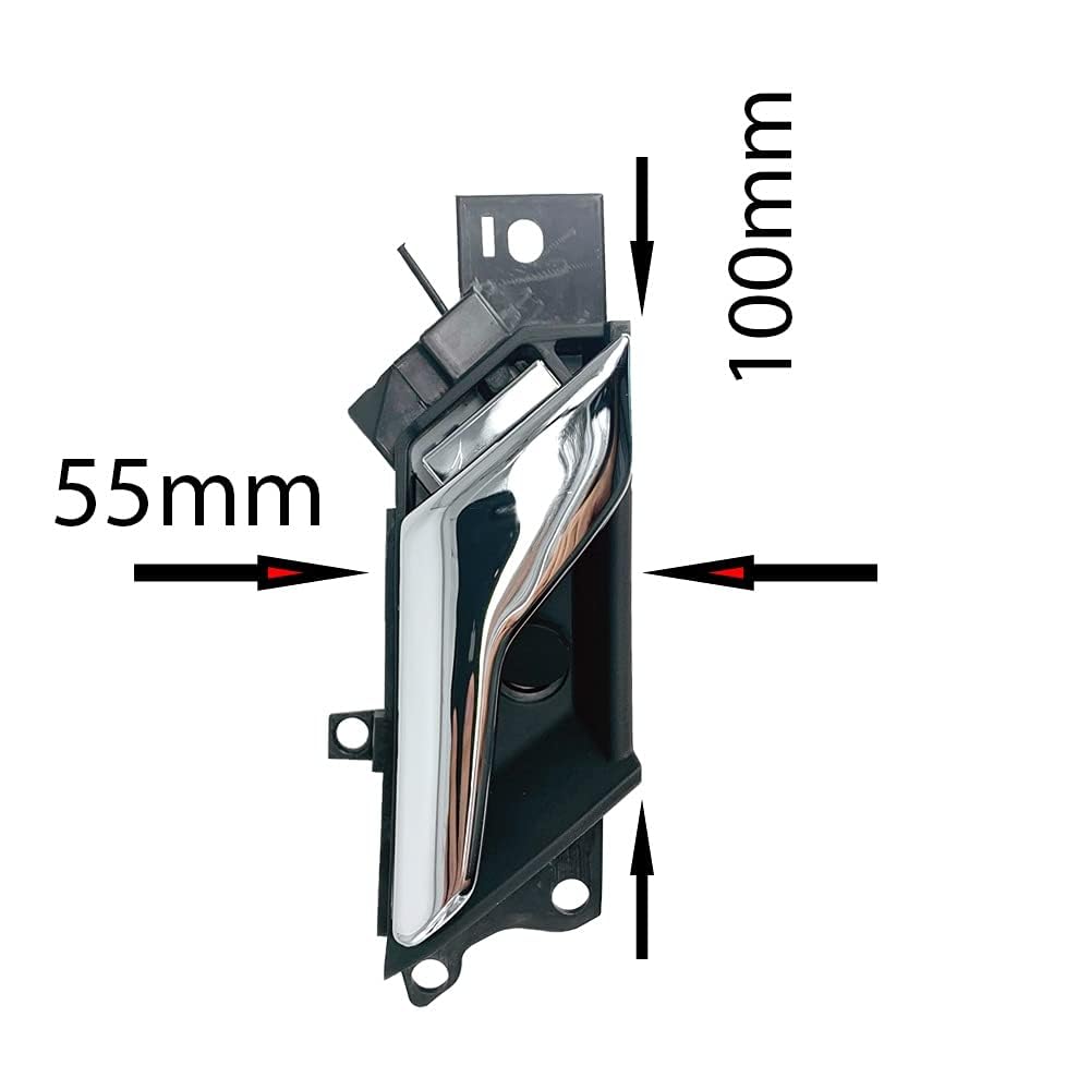 Coche Manilla Interior para Opel Antara 2008 2009 2010 2011 2012 2013 Accesorios Automóvil Reemplazo Manija Interior Puerta Izquierda Derecha,Rear Left