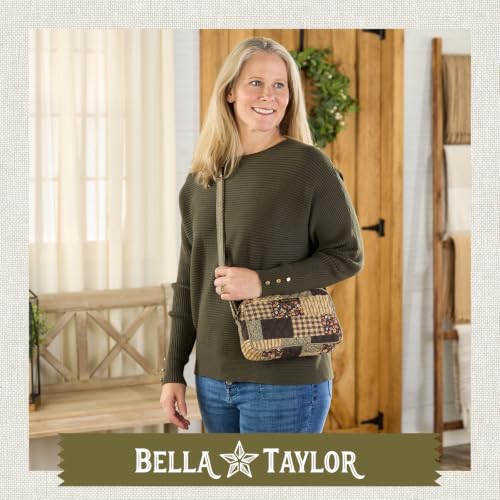 Image of Bella Taylor Simple Crossbody, Quilted Handbag for Women