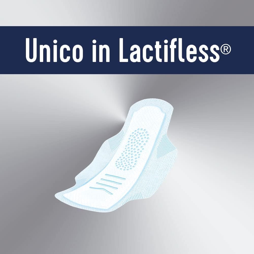LINES È GIORNO con ali, Pacco scorta da 66 assorbenti per ciclo mestruale, l'unico con struttura in Lactifless, il più assorbente e flessibile della gamma Lines, con Odor Protection