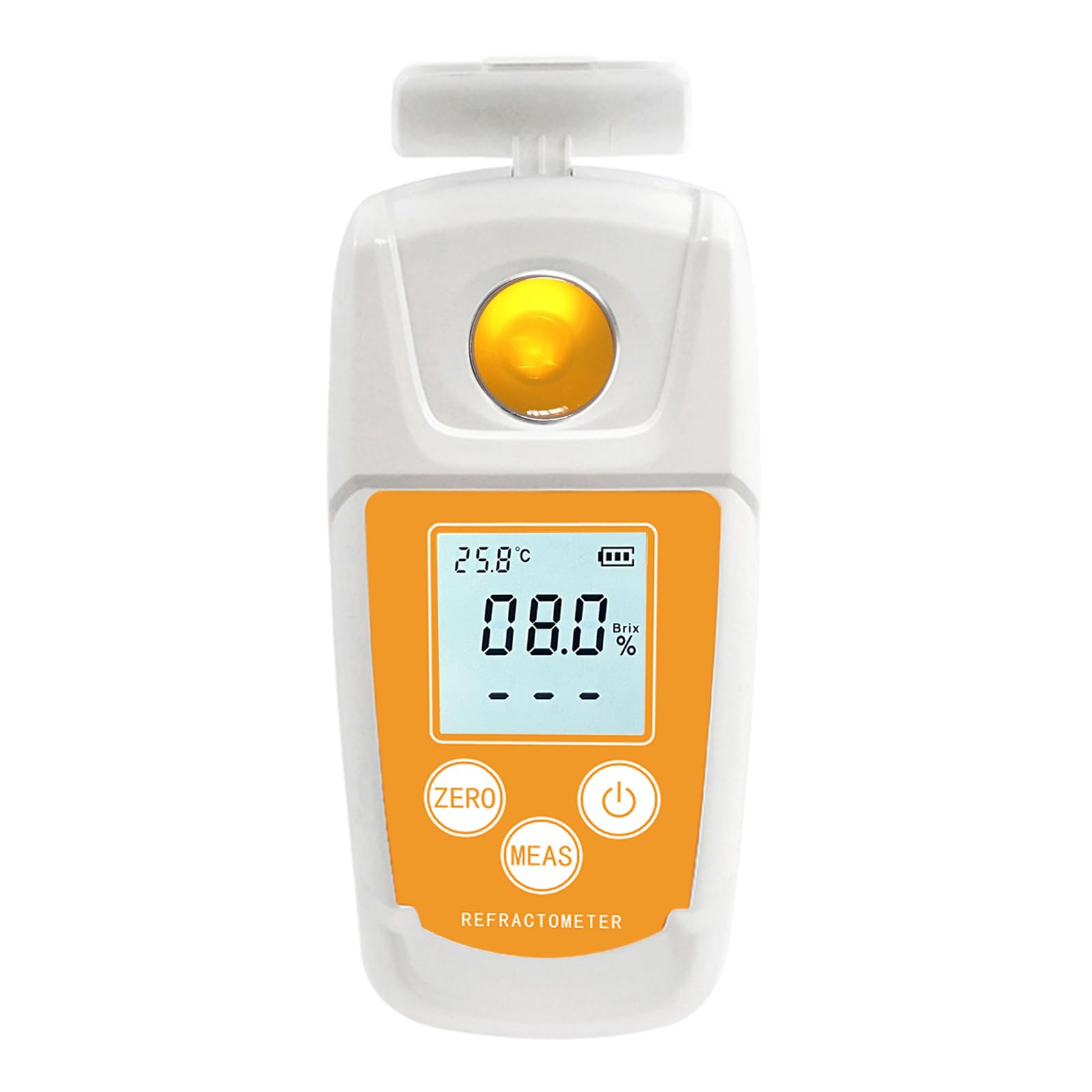 0-55% Brix Meter,High Precision Digital Brix Refractometer with ATC for Fruit,Juice,Beverages,Suger Content Measurement in Wine Making,Beer Brewing,Homebrew Kit