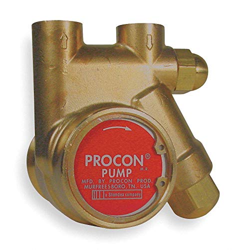 Procon 141A100F11AA 250 Pompe à palettes rotative en laiton 9,5 mm Débit max. 112 GPH