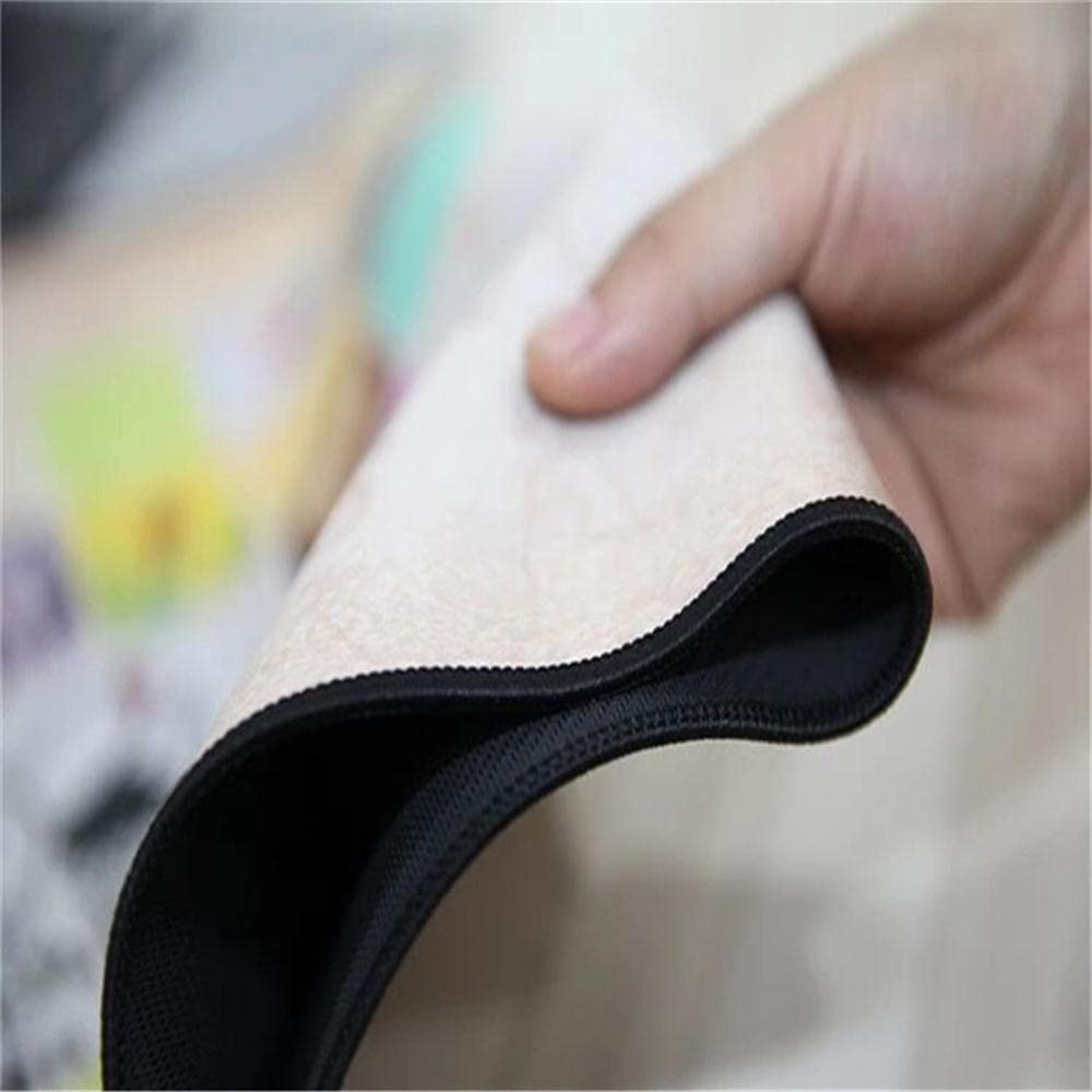 Senetem Tappetino Per Mouse XXXL 89,9x40 Cm - Sottile, Base Antiscivolo, Superficie Liscia In Poliestere - Nero