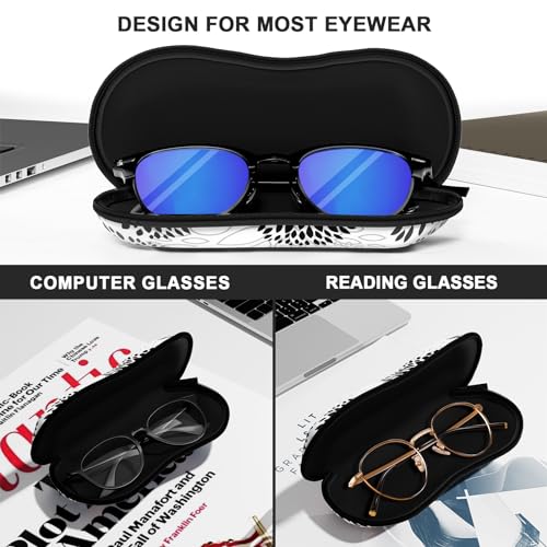 Image of Sunglasses Soft Case, Ultra Light Portable Neoprene Zipper Glasses Case for Men Women