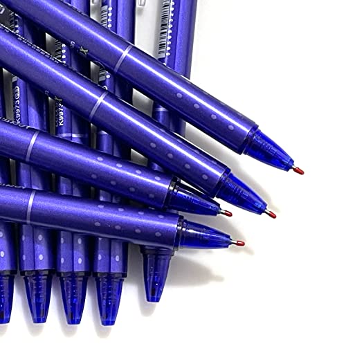 sencoo 12 pack bolígrafos borrables tinta azul gel retráctiles miniatura 4
