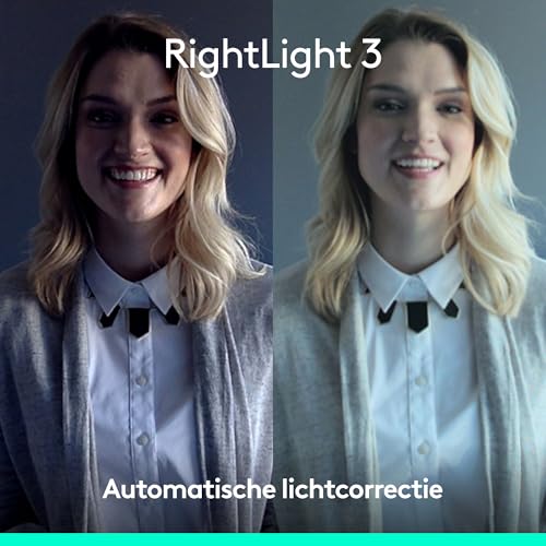 Logitech Brio 4K Webcam, videobellen, ruisonderdrukkende microfoon, automatische HD-lichtcorrectie, breed gezichtsveld, voor Microsoft Teams, Zoom, Google Voice, Google Meet, pc/Mac/Laptop/Macbook - Afbeelding 6