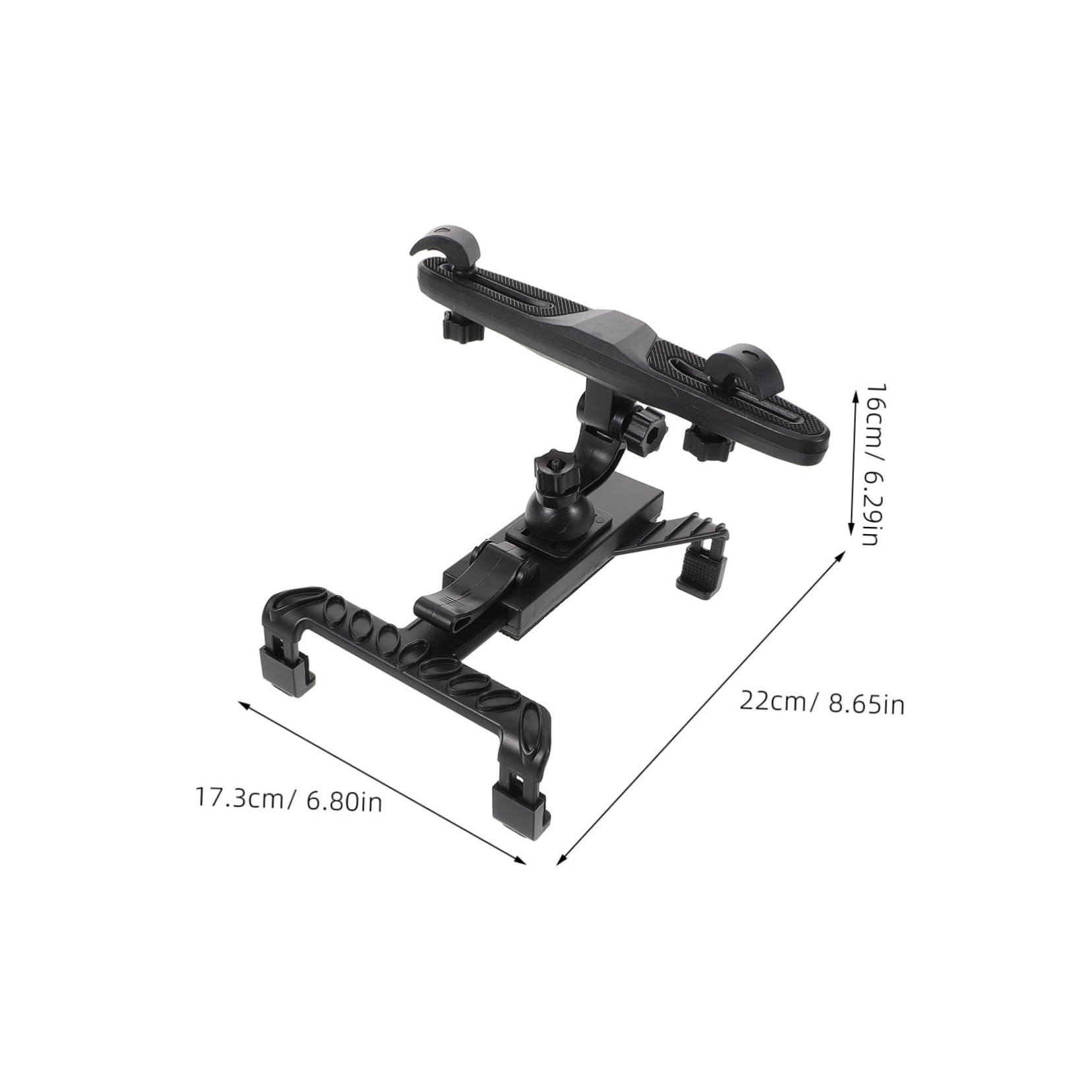 PartyKindom Car Tablet Holder Rotation Backseat Mount for Travel and Navigation Compatible and Tablets Easy Installation and Sturdy Design for Road Trips