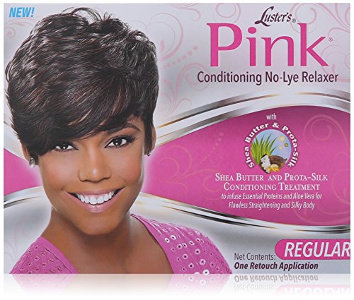 Pink Luster's Conditioning No-lye Relaxer Kit, Regular, 1 Application (Pack of 2)