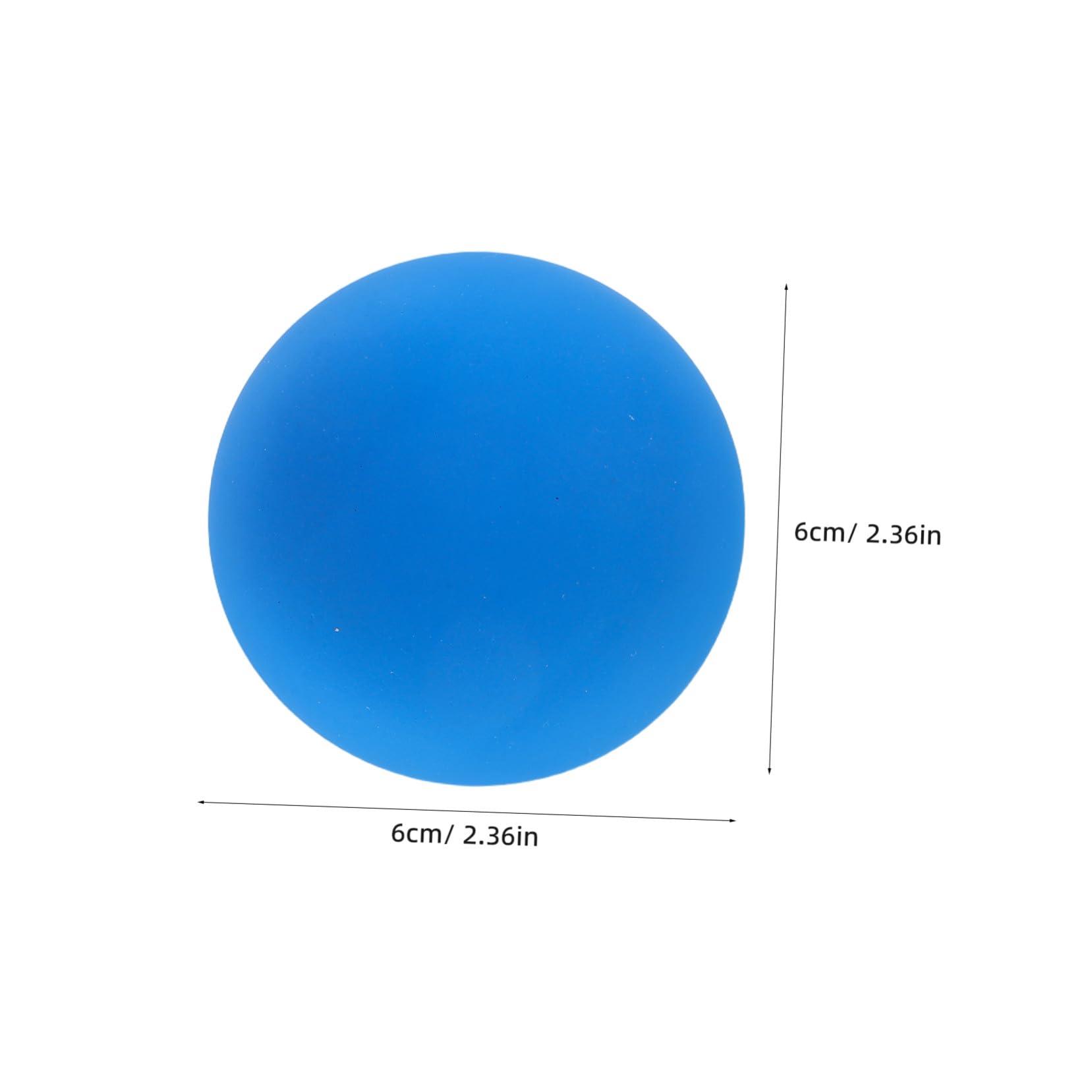 Lot de 4 Balles de Racquetball en Caoutchouc Creuses et Légères Mini Ballons D’Entraînement Bleu pour Squash Rebond Élevé Amélioration Coordination Usage Intérieur et