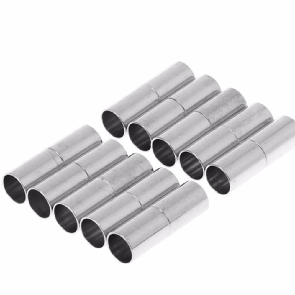 Generic10pcs 17x5mm White K Strong Clasps&Hooks Jewelry Findings Making DIY Clasps for Bracelets Connector Hook Handmade