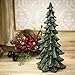 Slifka Sales Co. 14 Inch Tall Resin Tabletop Spruce Tree Decorative Christmas Figurine