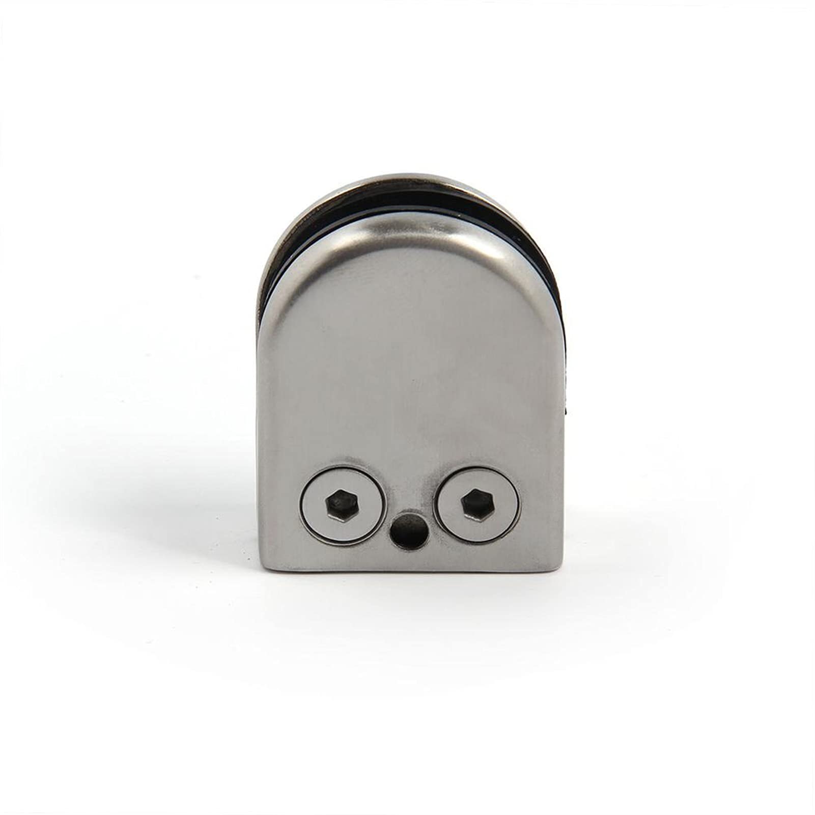 Pinzas para Cristal,Vidrio Soporte Soporte de la Parte Posterior del Clip de Acero Inoxidable de la Abrazadera de Vidrio para balaustrada 6-12mm de Vidrio (Size : 10 12MM)