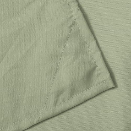 Image of N&Y HOME Fabric Shower Curtain or Liner with Magnets, Sage | Hotel Quality, Machine Washable, Water Repellent, Standard Size