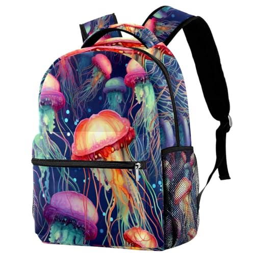 Sac d'école multicolore Dazzle de grande capacité avec bretelles confortables