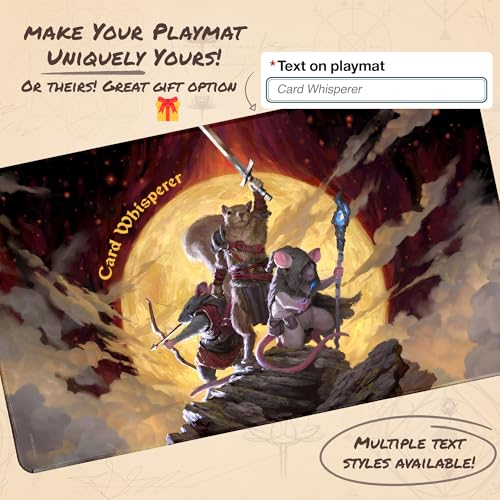 Paramint Quest (Stitched) - MTG Playmat by Clint Cearley - Compatible with Magic The Gathering Playmat - Play MTG, YuGiOh, TCG - Original Play Mat Art Designs & Accessories by Paramint - Image 3