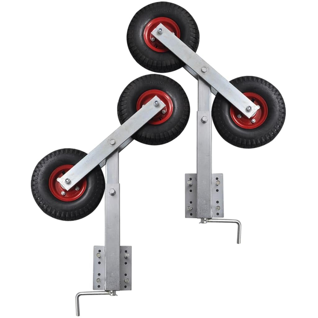 Generisch Bootstrailer-Stützen Doppelrad 2er-Set 59-84 cm,Fahrzeuge & Zubeh?r,Fahrzeugzubeh?r & Ersatzteile,Fahrzeug-Stauraum- & Anh?ngevorrichtungen,Kfz-Anh?nger,Bootsanh?nger,141551
