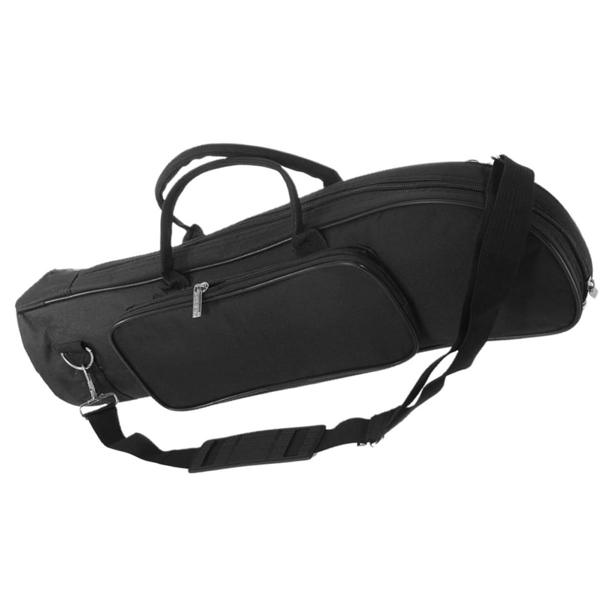 GALPADA Bolsa de Transporte para Trompeta de Tela Oxford Compartimentos Separados y Correa de Hombro Ajustable para Músicos