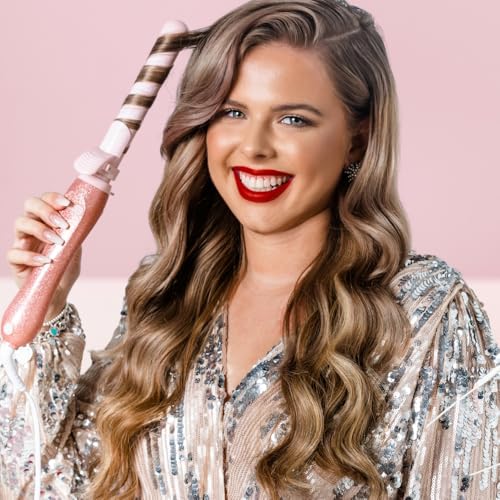 Image of The Beachwaver Co. Rotating Curling Iron Ceramic Curling Iron - Largest Barrel Size for Long Hair! | Auto-Shut Off, Travel-Friendly, Dual Voltage