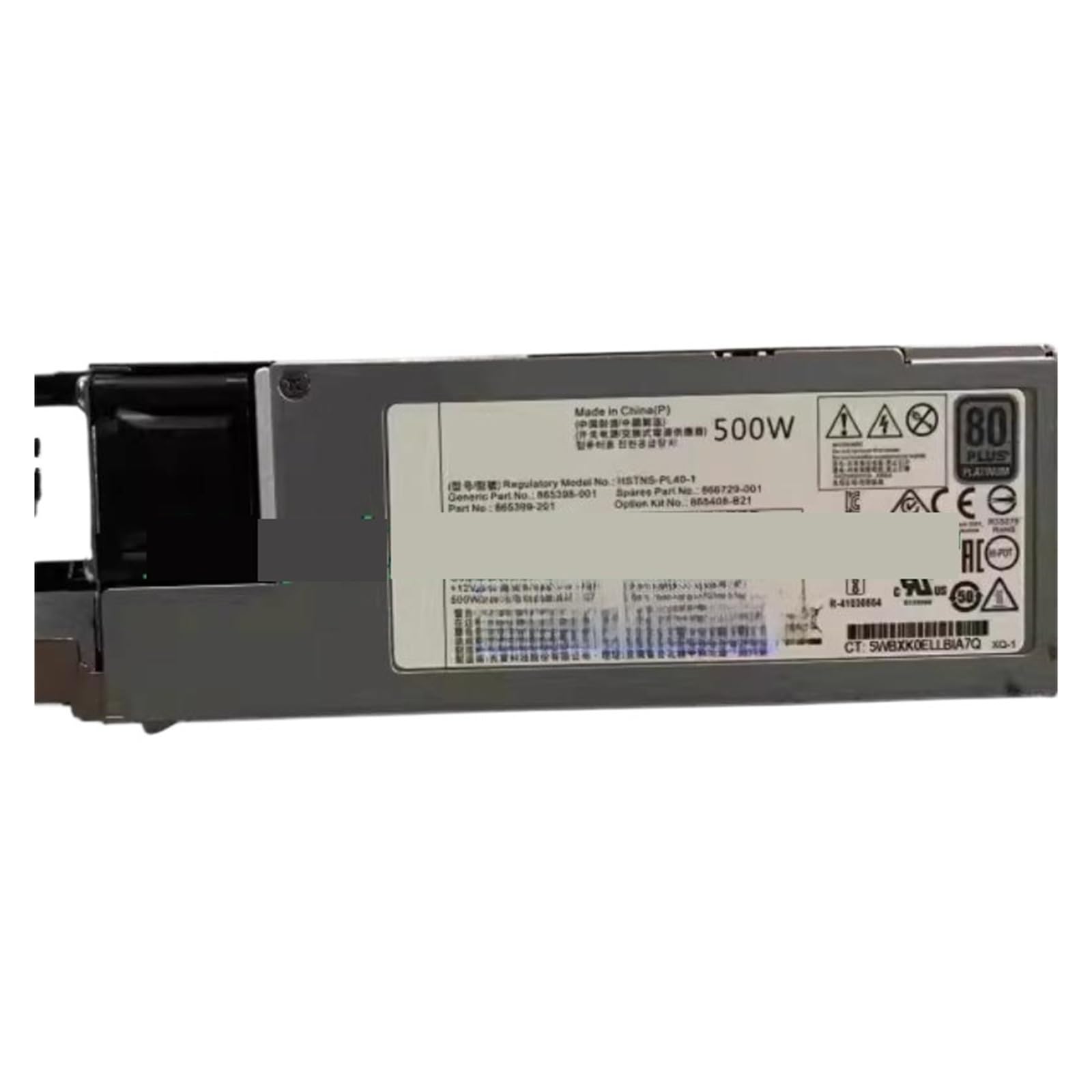 NACODLUL 865408-B21 865399-201 866729 865398-001 500W G10 Power Supply