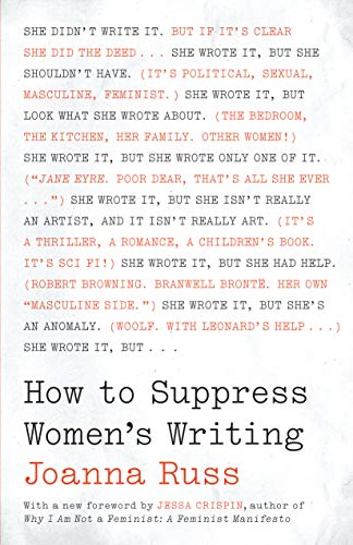 How to Suppress Women's Writing (Louann Atkins Temple Women & Culture, 43)