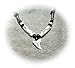 Produktbild Hejoka-Shop Echter Haizahn Kette Haifischzahn ca. 15 x 15 mm. Surferkette mit Perlen und Bone