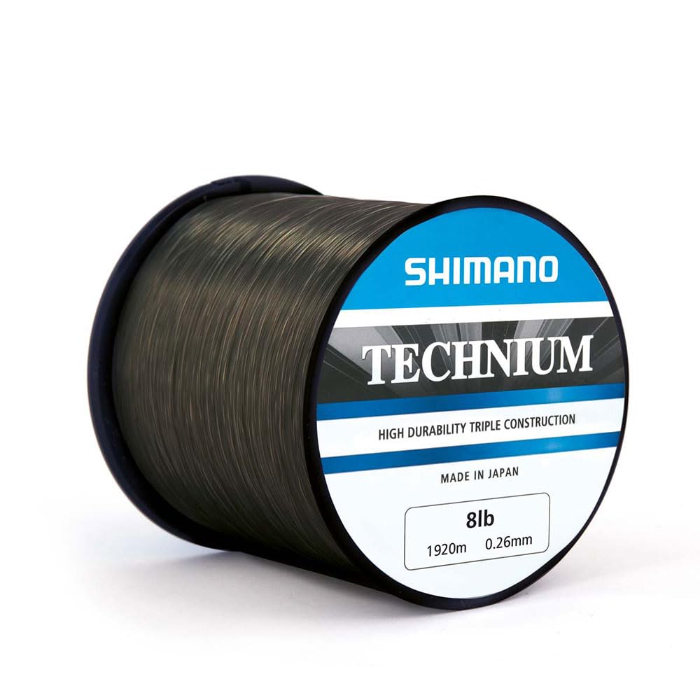 SHIMANO Technium A Mono LB 1920m 0.26mm 8lb Grey tresse technique haute sensibilité