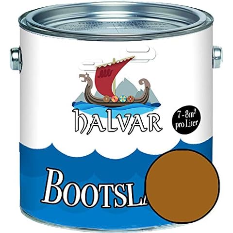 Halvar Bootslack Braun RAL 8000-8028 Yachtlack MATT Bootsfarbe PU-verstärkt Cover