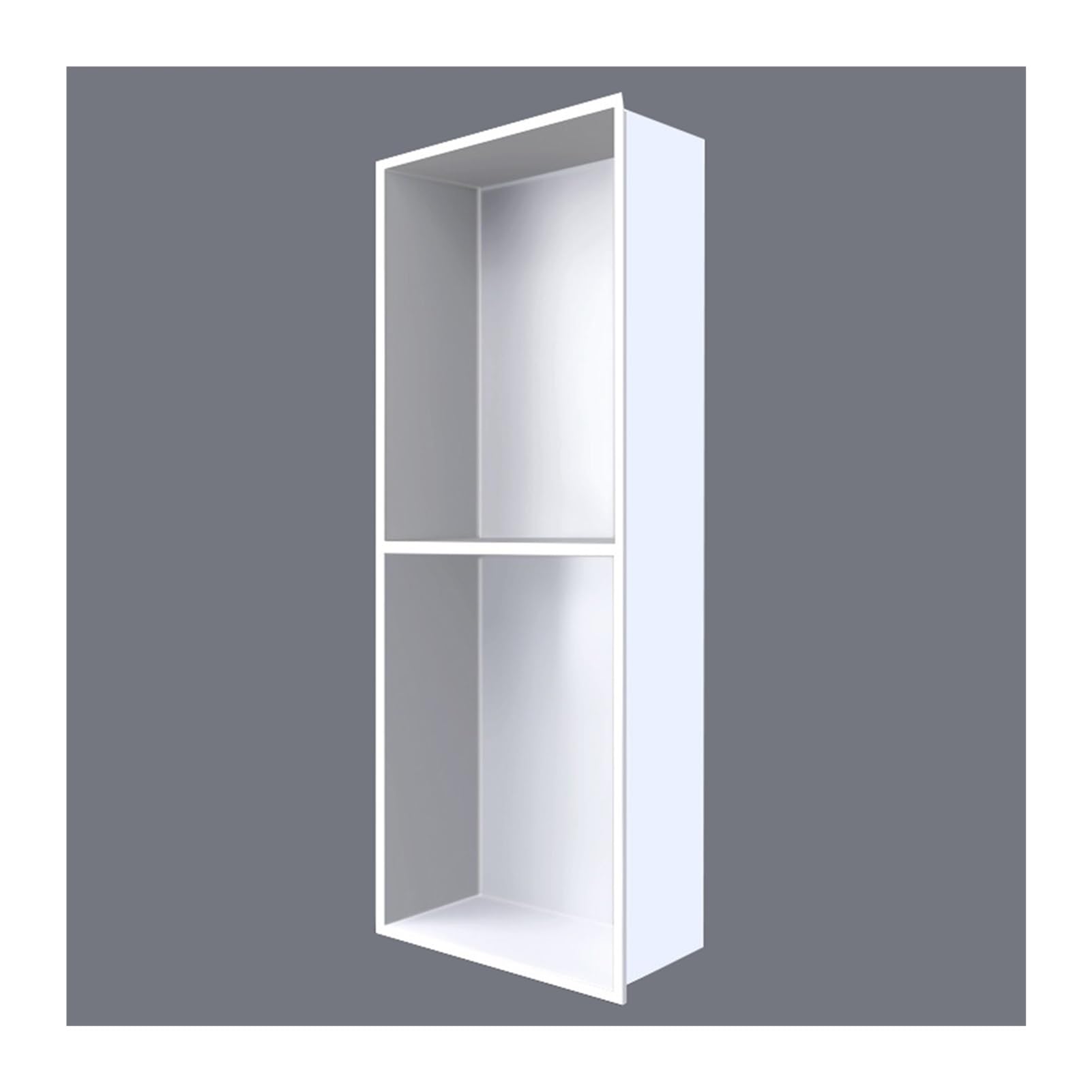 QUSYZD Modern Stainless Steel Shower Niche, Recessed 90x28x12.5CM Wall Organizer for Shampoo & Soap Storage, Stylish Bathroom Shelf, Home Improvement,White-70x28x12.5CM