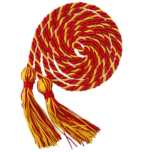 Image of GraduationMall Graduation Honor Cord 68 inch RedGold