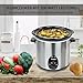 Syntrox Germany 3,0 l Slow Cooker | Schmortopf | Schongarer | Multikocher Delira, Edelstahl, Warmhaltefunktion, Keramik Servierschüssel, rutschsichere Standfüße, Spülmaschinengeeignet