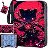 Classeur Carte Capacité de 50 Pages de 400 Cartes, Pochette Album Classeur Carte One Piec...